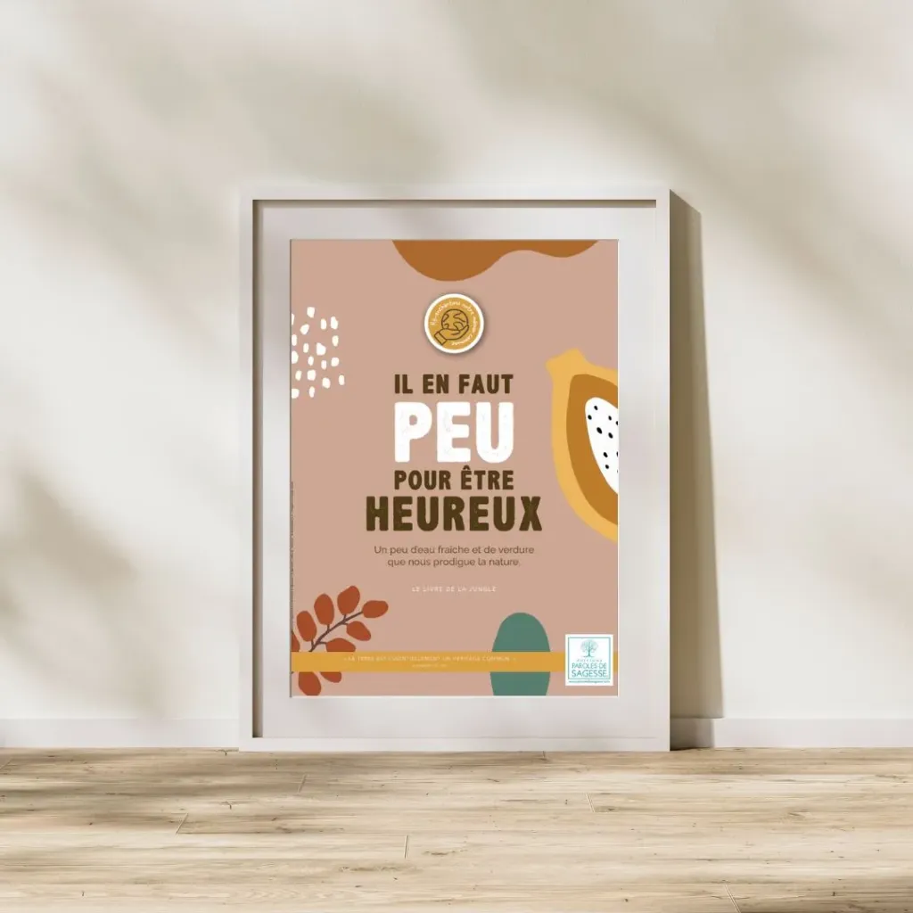 [AR0435] Poster "Être heureux"